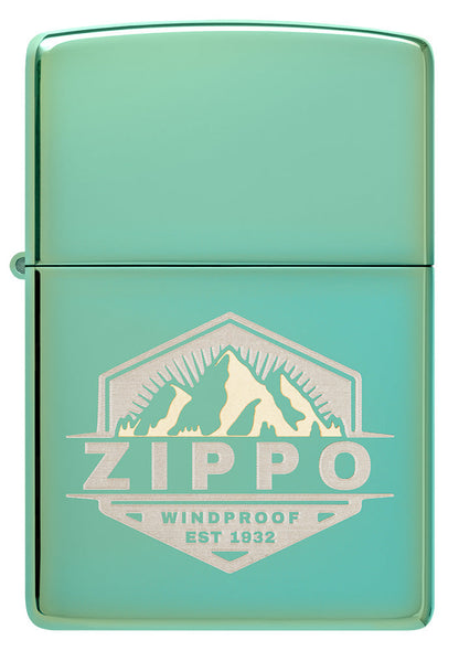 Motif Badge Zippo