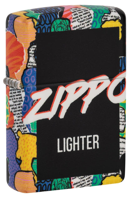 Motif Foule Zippo