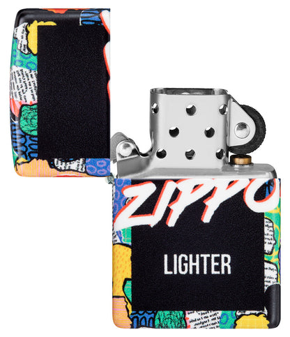 Motif Foule Zippo