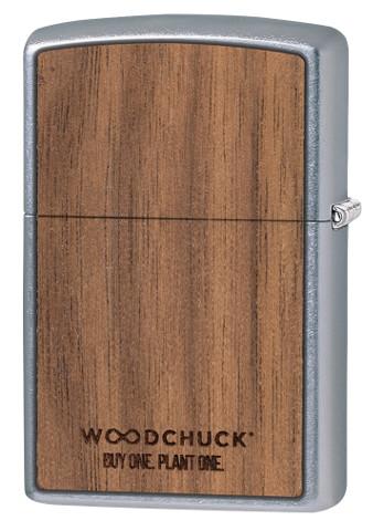 Vue de dos Zippo Woodchuck 